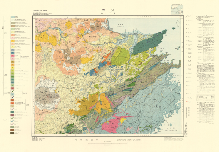 サムネイル画像：地質図面
