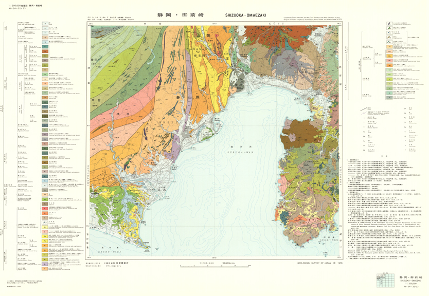 サムネイル画像：地質図面