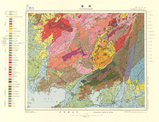 サムネイル画像：地質図面