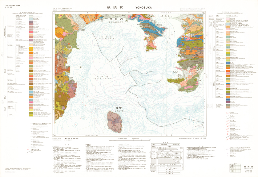 サムネイル画像：地質図面
