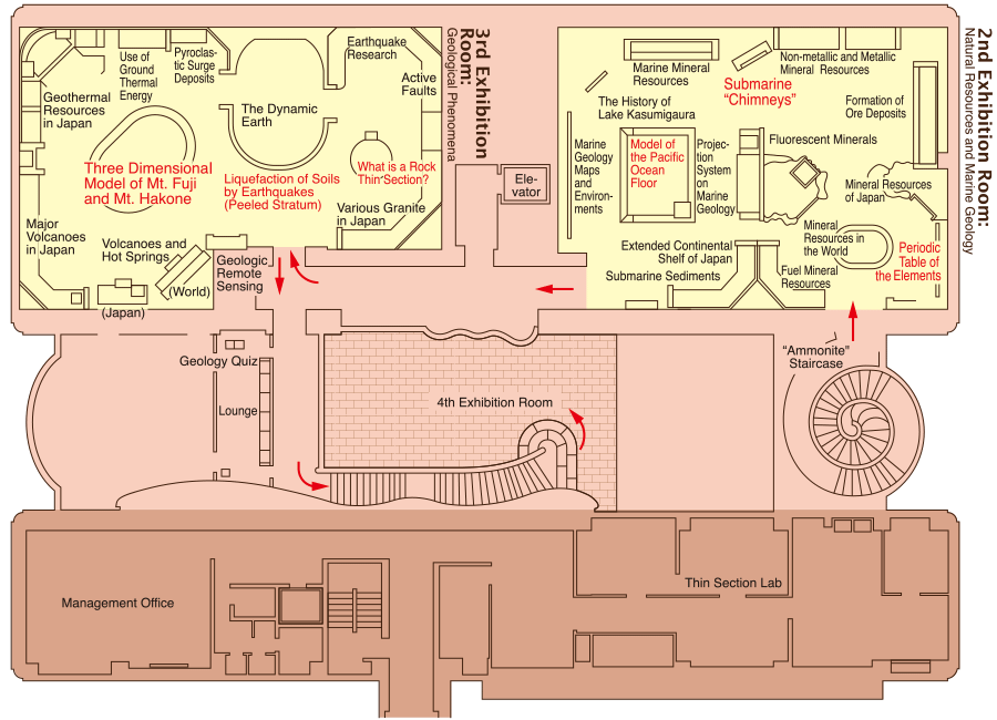 1st Floor Map