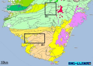 図1　紀伊半島の地質概略図