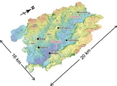 中川低地南部の沖積層の基盤地形